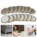 16 in 1 25mm Round Table Chairs Non-slip Foot Mat, 16 in 1 25mm