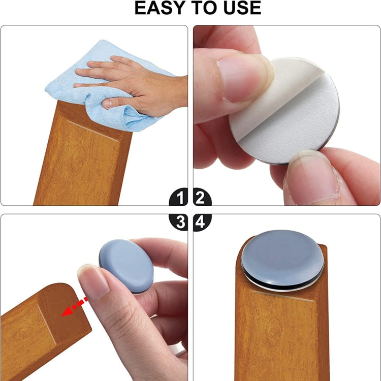 8 in 1 30mm Round Table Chairs Non-slip Foot Mat, 8 in 1 30mm