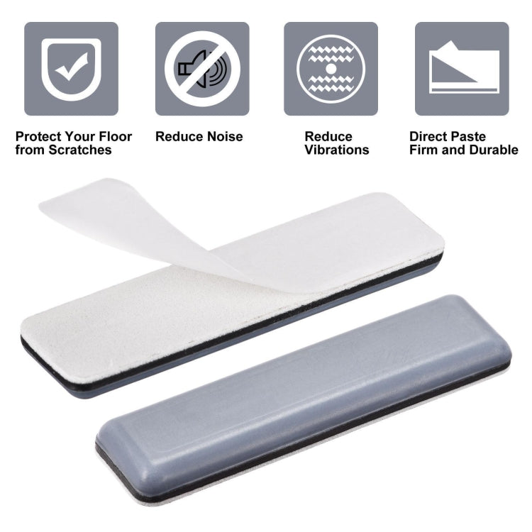 4 in 1 19x70x6mm Table Chairs Non-slip Foot Mat, 19x70x6mm