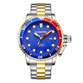 Multifunctional Quartz Waterproof Luminous Steel Strap Men Watch, OCHSTIN 7003A