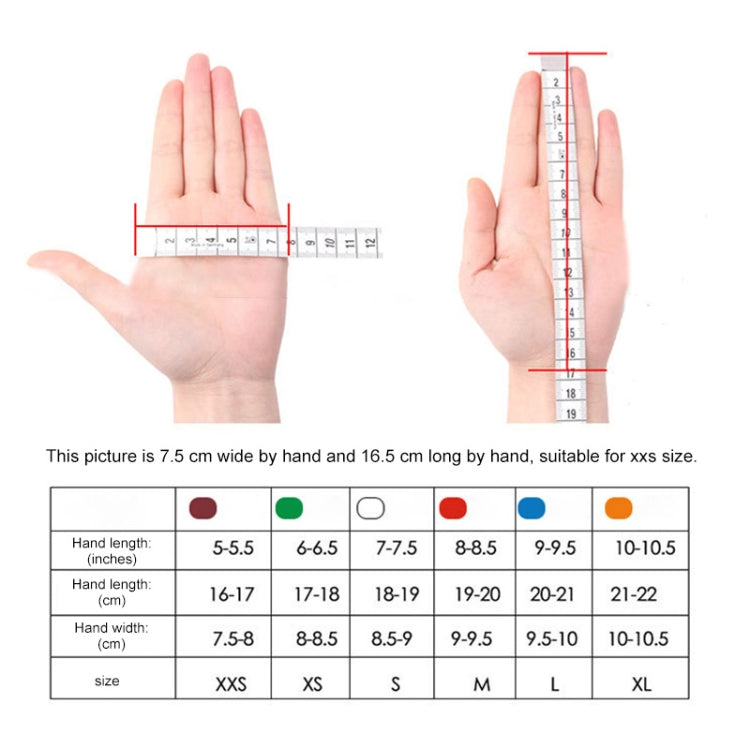 304 Stainless Steel 5 Fingers Steel Ring Anti-cutting Labor Protection Gloves, XXS, XS, S, M, L, XL