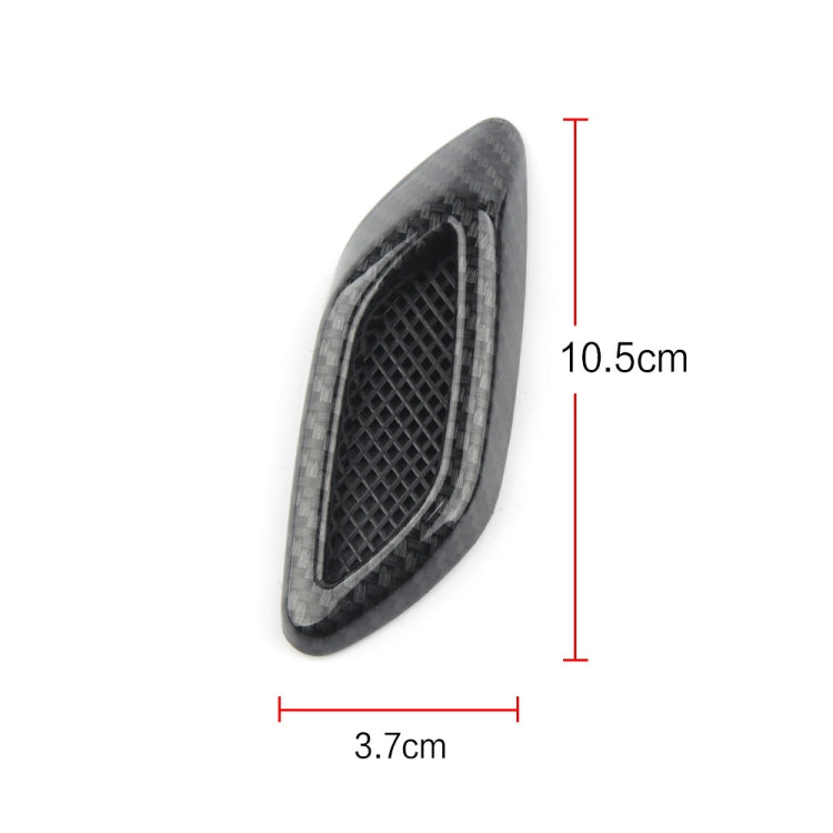 2 in 1 Car Hood Frame Decorative Stickers Fender Air Outlet, MR-5589