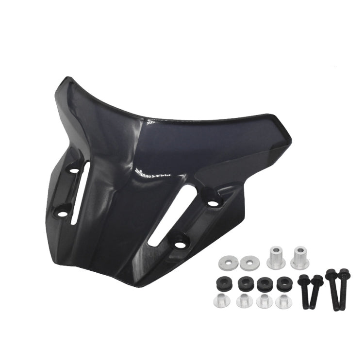 For Yamaha MT09 FZ09 21-22 Motorcycle Airflow Deflector Windshield, Yamaha MT09 FZ09 21-22-Black, Yamaha MT09 FZ09 21-22-Transparent, Yamaha MT09 FZ09 21-22-Grey