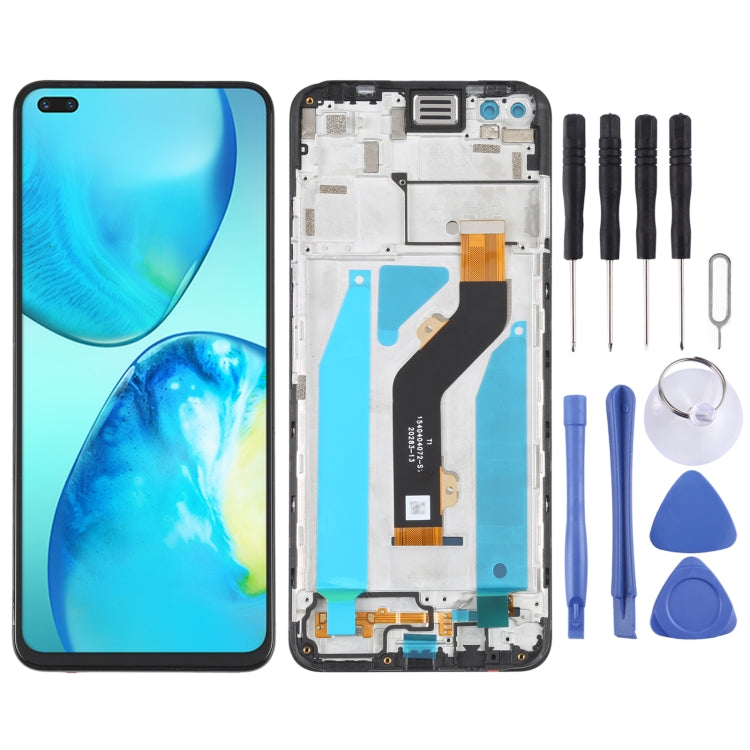 OEM LCD Screen For infinix Hot 10 Play/Smart 5 India Digitizer Full Assembly with Frame, For infinix Note 8 X692, For infinix Hot 9 Play X680, For infinix Hot 10 X682B X682C, For Tecno Camon 17 Pro, For Tecno Camon17, For infinix Hot 10T X689C         ...
