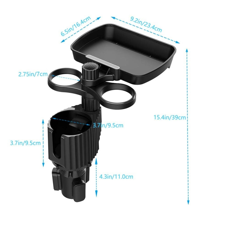 Car Drink Water Cup Holder 360 Degree Rotating Dinner Plate, A05, A09