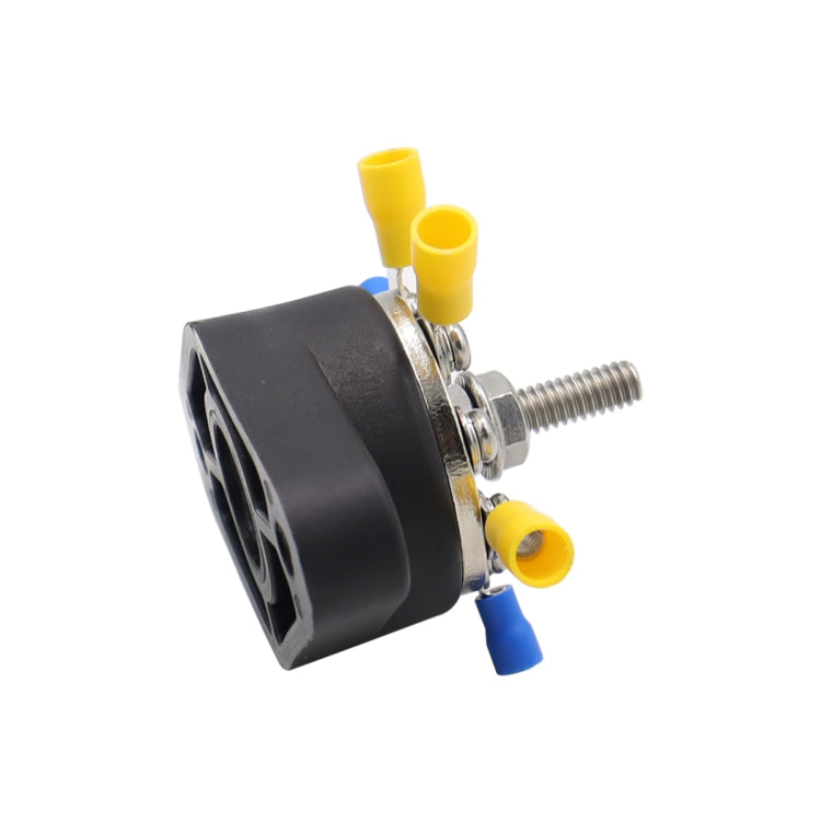 1/4 inch M6 RV Yacht 8-way Terminal Stud with 2 M5x20 Screws + 16pcs Terminals, CP-3063, CP-3064
