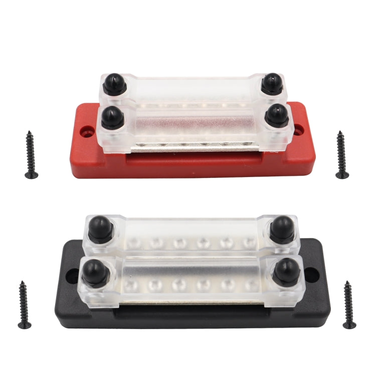 CP-3110 1 Pair 150A 12-48V RV Yacht Double-row 6-way Busbar, CP-3110