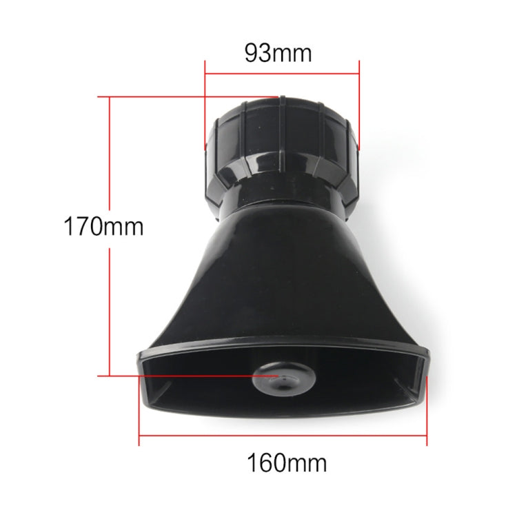 12V Car Horn, Multiple Voices High-Ddecibel Loudspeaker, Multiple Voices