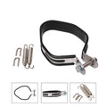 Motorcycle Exhaust Pipe Muffler Carbon Fiber Clamp, OT097