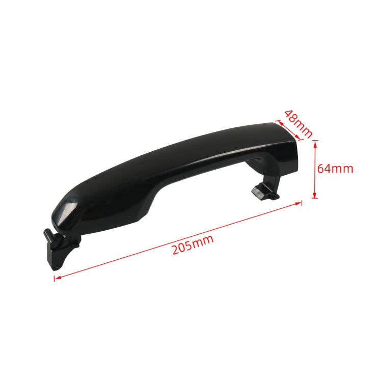 A7568-01 For Toyota Prado Car Left Front Outside Handle with Hole 69211-60090, A7568-01