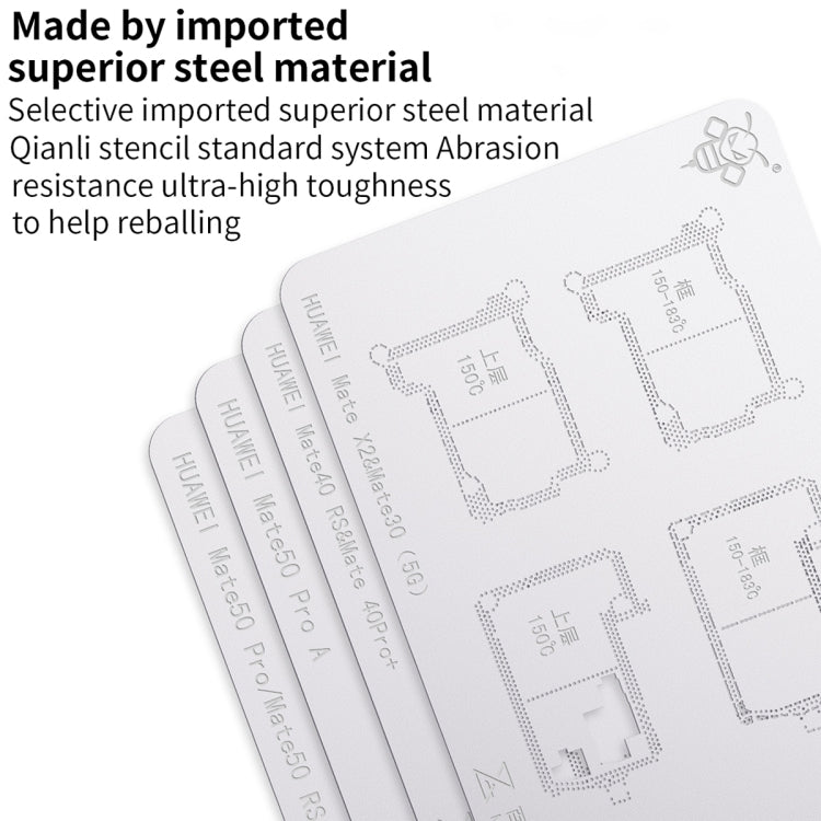Qianli Mega-idea Multi-functional Middle Frame Positioning BGA Reballing Platform, For Huawei Mate 40 Pro, For Asus ROG Phone 6 Pro / 6, For Xiaomi 12 Pro, For Huawei Nova 6 5G / Honor V30, For Huawei P30 Pro, For Huawei P40 Pro, For Huawei P40 Pro+   ...