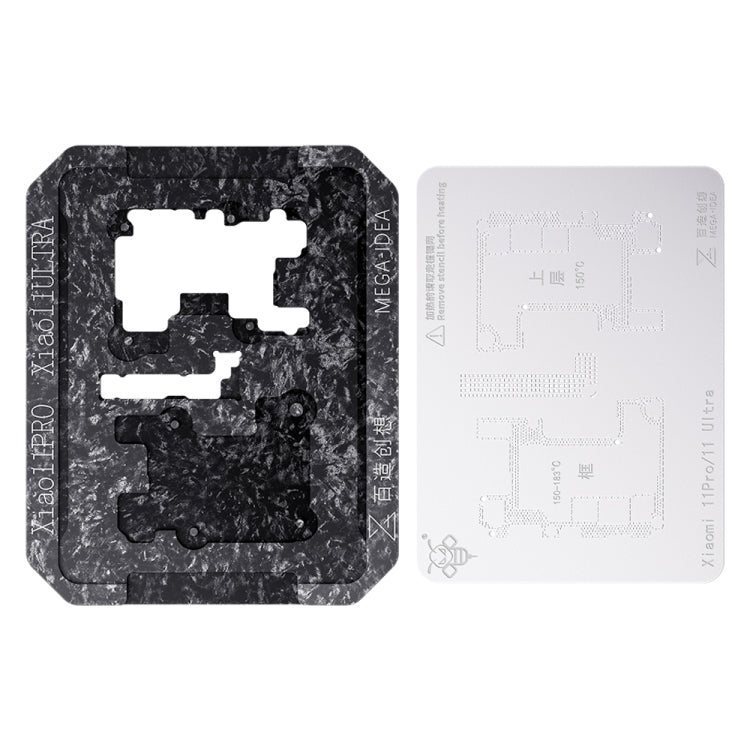 Qianli Mega-idea Multi-functional Middle Frame Positioning BGA Reballing Platform, For Huawei Mate 40 Pro, For Asus ROG Phone 6 Pro / 6, For Xiaomi 12 Pro, For Huawei Nova 6 5G / Honor V30, For Huawei P30 Pro, For Huawei P40 Pro, For Huawei P40 Pro+   ...