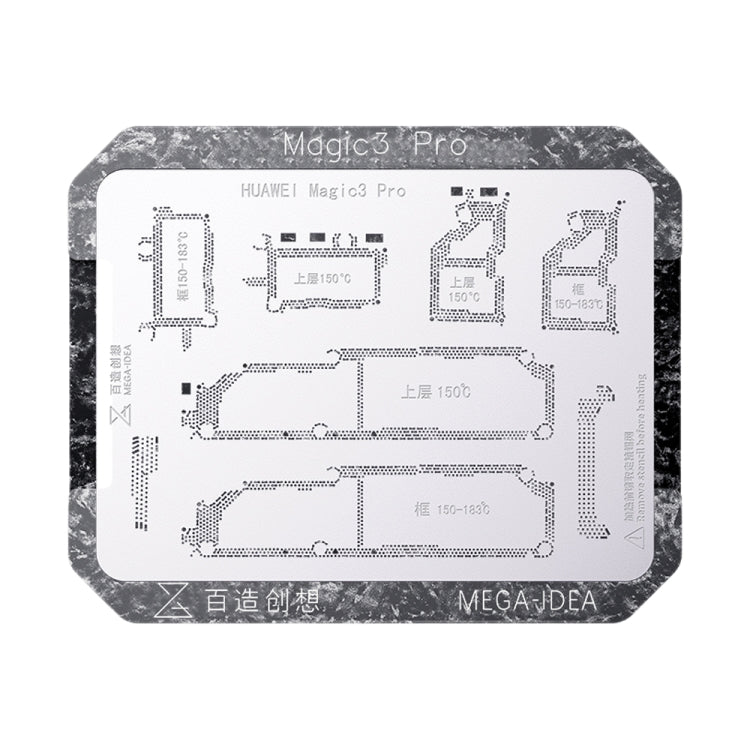 Qianli Mega-idea Multi-functional Middle Frame Positioning BGA Reballing Platform, For Huawei Mate 40 Pro, For Asus ROG Phone 6 Pro / 6, For Xiaomi 12 Pro, For Huawei Nova 6 5G / Honor V30, For Huawei P30 Pro, For Huawei P40 Pro, For Huawei P40 Pro+   ...