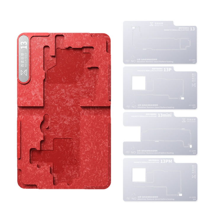 Qianli Mega-idea Multi-functional Middle Frame Positioning BGA Reballing Platform, For Huawei Mate 40 Pro, For Asus ROG Phone 6 Pro / 6, For Xiaomi 12 Pro, For Huawei Nova 6 5G / Honor V30, For Huawei P30 Pro, For Huawei P40 Pro, For Huawei P40 Pro+   ...