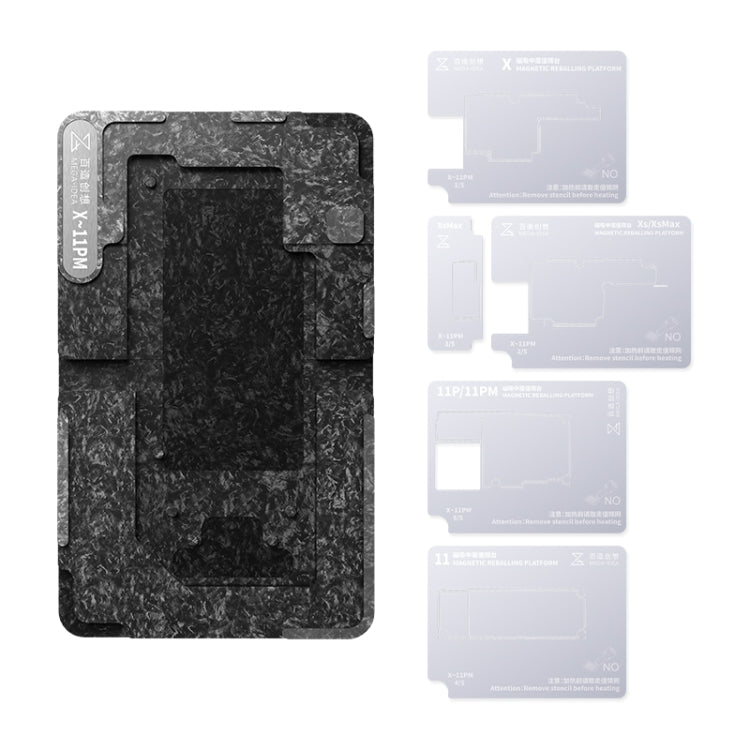 Qianli Mega-idea Multi-functional Middle Frame Positioning BGA Reballing Platform, For Huawei Mate 40 Pro, For Asus ROG Phone 6 Pro / 6, For Xiaomi 12 Pro, For Huawei Nova 6 5G / Honor V30, For Huawei P30 Pro, For Huawei P40 Pro, For Huawei P40 Pro+   ...