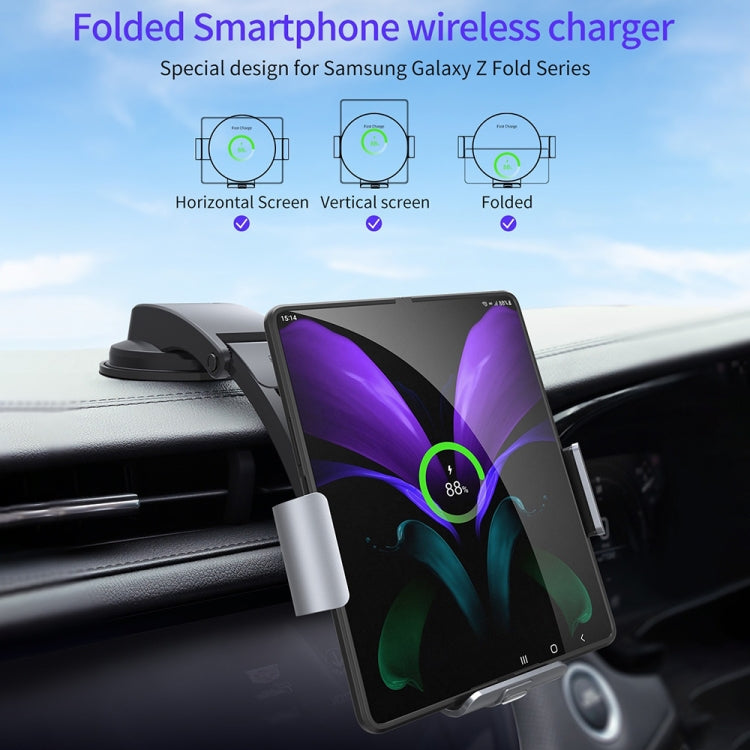 Dual Coil Car Phone Holder Wireless Charger, S9