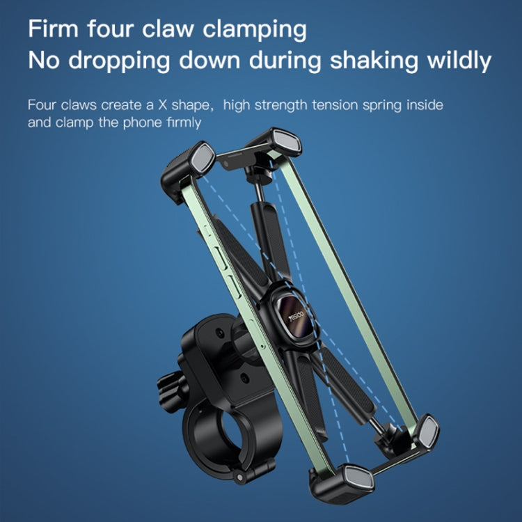 Yesido C191 4-axis Support Bicycle Handle Phone Holder, C191