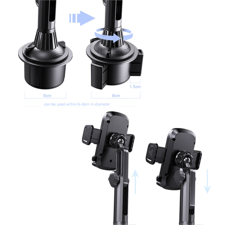 Yesido C195 Car Cup Holder Using Phone Bracket, C195