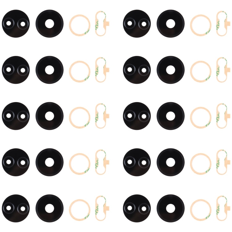 10pcs Back Camera Lens, For Xiaomi Redmi K50i, For Xiaomi Redmi Note 11T Pro, For Xiaomi Redmi Note 11T Pro+, For Xiaomi Poco X4 GT, For Infinix Note 11 Pro x697, For Tecno Camon 17 CG6, For Tecno Camon 19, For Tecno Camon 17 Pro CG8, For vivo Y16     ...