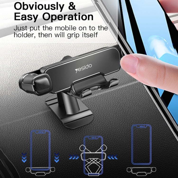 Yesido C90 Car Center Console Paste Magnetic Gravity Mobile Phone Holder, C90