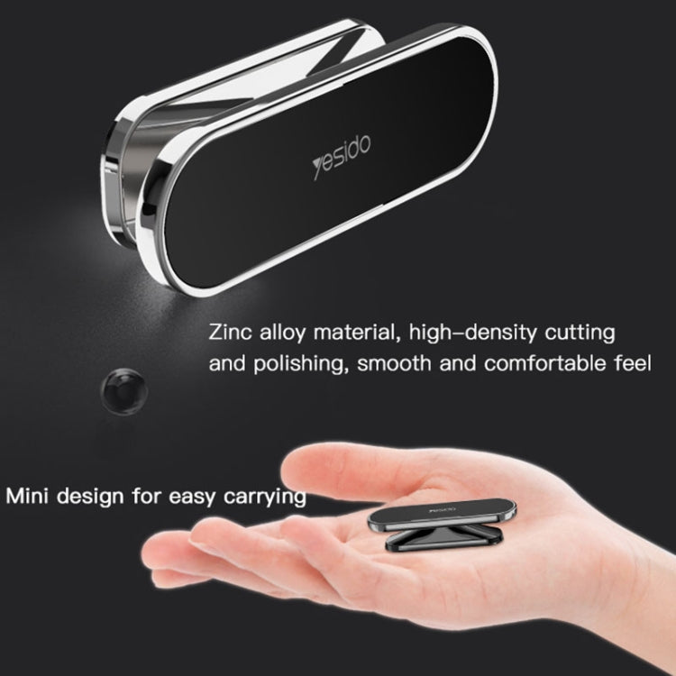 Yesido C82 Car 360 Degree Rotation Strong Magnetic Phone Holder, C82 (Silver), C82 (Black)