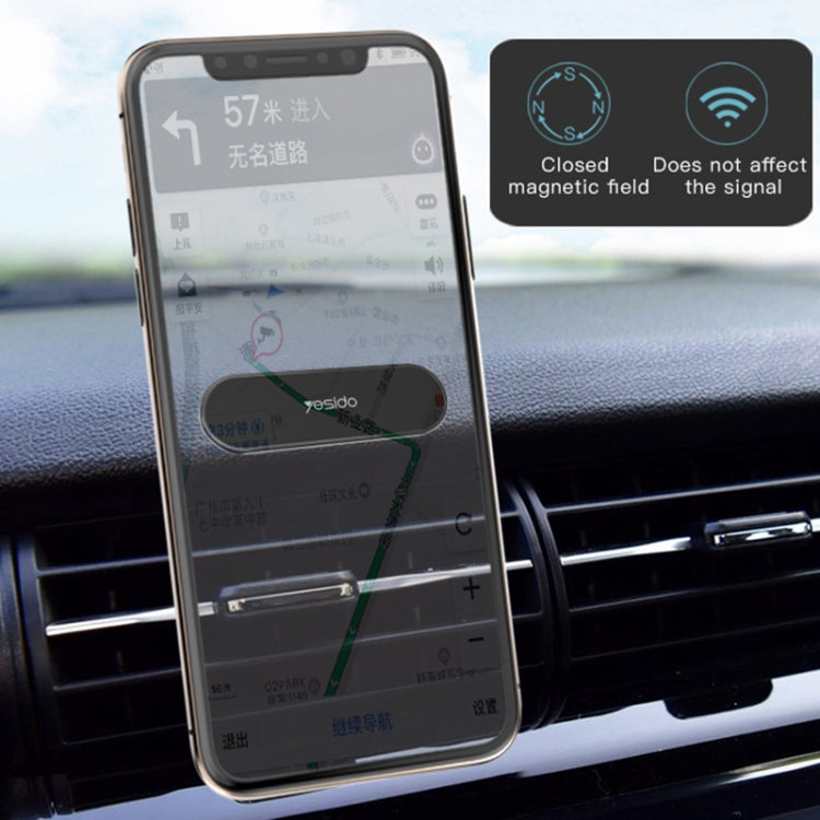 Yesido C83 Car Strong Magnetic Phone Holder, C83 (Black), C83 (Silver)