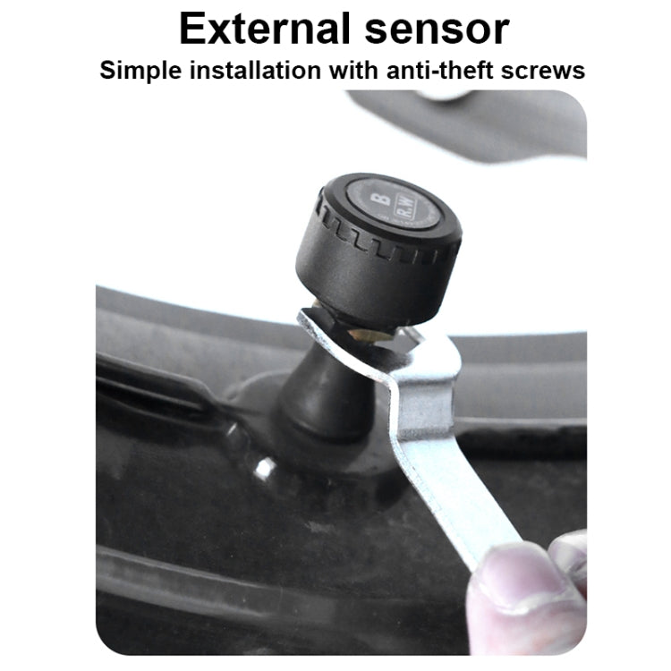 Tire Pressure Temperature Monitoring Sensor, Front Wheel, Rear Wheel, Front Rear Wheel