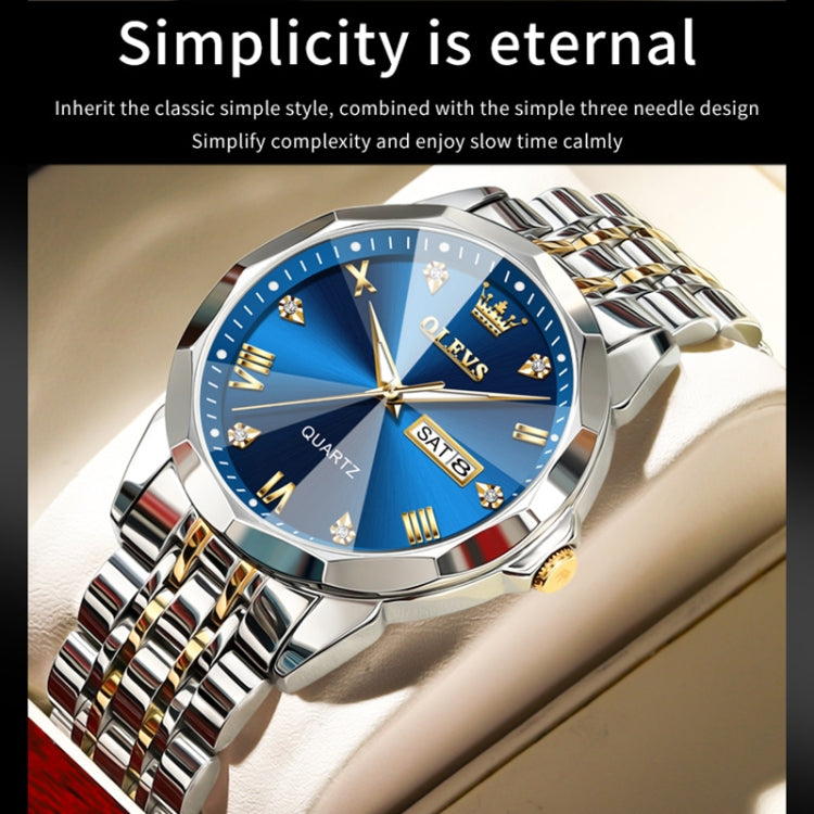 OLEVS 9931 Men Luminous Waterproof Quartz Watch