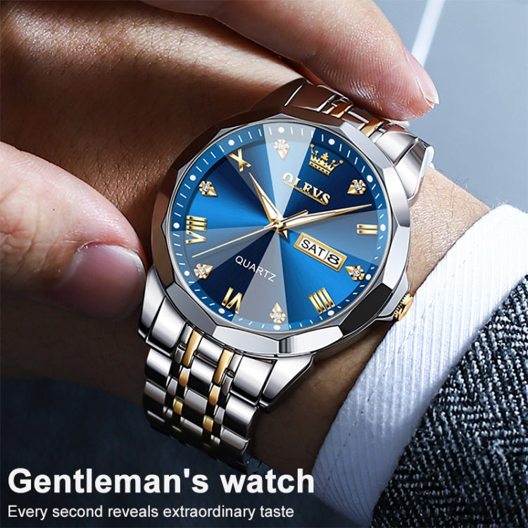 OLEVS 9931 Men Luminous Waterproof Quartz Watch