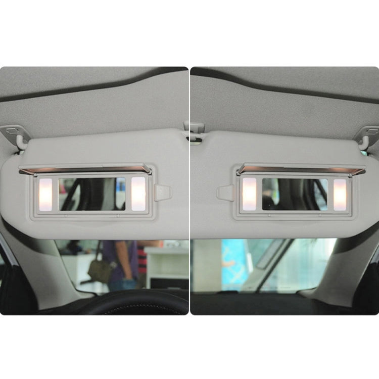 For Buick / Chevrolet Left-hand Drive Car Sun Visor Makeup Mirror 23196443, For Buick (Black), For Buick (Cream), For Buick (Grey), For Buick (Dark Beige), For Buick (Light Beige)