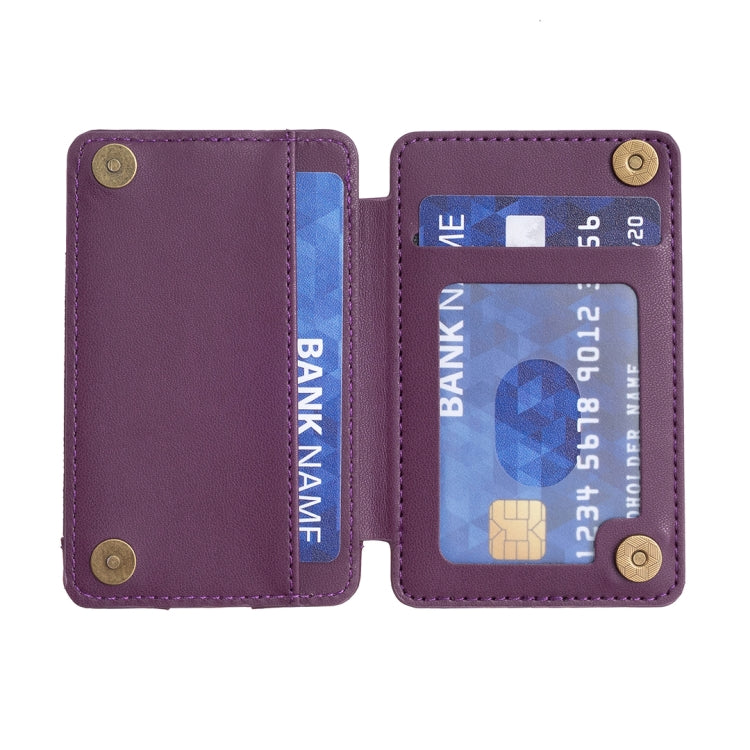 BFK02 Wave Pattern Card Bag Mobile Phone Back Sticker