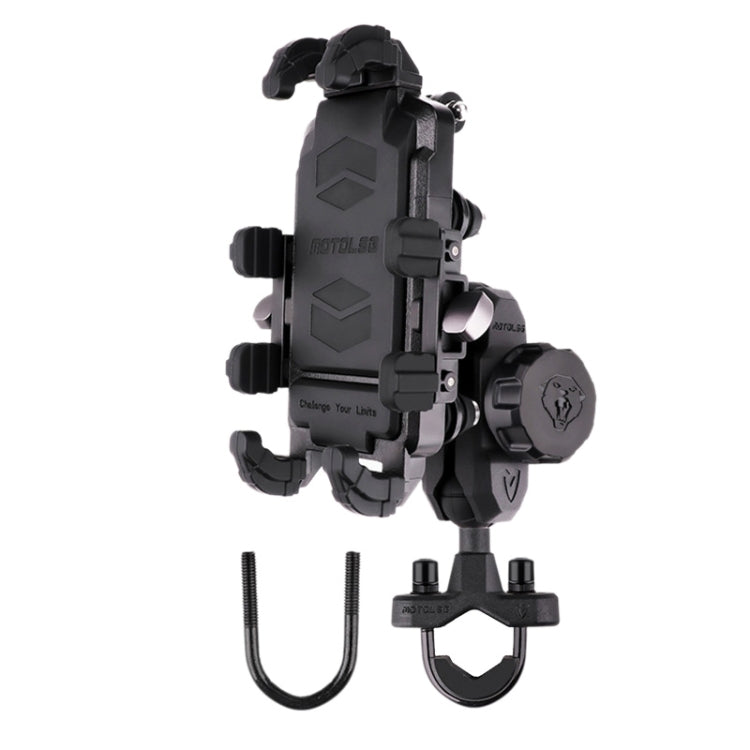 MOTOSLG Crab Motorcycle Phone Clamp Bracket, U-Type Headbar Mount with Anti-theft Lock, U-Type Headbar Mount, O-Type Rear Mirror Mount with Anti-theft Lock, O-Type Rear Mirror Mount, L-Type Rear Mirror Mount with Anti-theft Lock, L-Type Rear Mirror Mou...