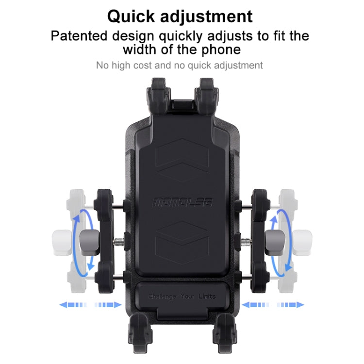 MOTOSLG Crab Motorcycle Phone Clamp Bracket, U-Type Headbar Mount with Anti-theft Lock, U-Type Headbar Mount, O-Type Rear Mirror Mount with Anti-theft Lock, O-Type Rear Mirror Mount, L-Type Rear Mirror Mount with Anti-theft Lock, L-Type Rear Mirror Mou...