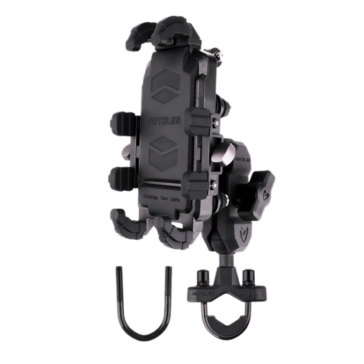 MOTOSLG Crab Motorcycle Phone Clamp Bracket, U-Type Headbar Mount with Anti-theft Lock, U-Type Headbar Mount, O-Type Rear Mirror Mount with Anti-theft Lock, O-Type Rear Mirror Mount, L-Type Rear Mirror Mount with Anti-theft Lock, L-Type Rear Mirror Mou...