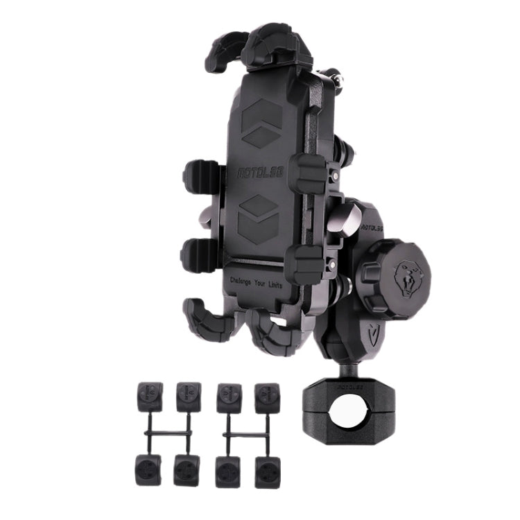 MOTOSLG Crab Motorcycle Phone Clamp Bracket, U-Type Headbar Mount with Anti-theft Lock, U-Type Headbar Mount, O-Type Rear Mirror Mount with Anti-theft Lock, O-Type Rear Mirror Mount, L-Type Rear Mirror Mount with Anti-theft Lock, L-Type Rear Mirror Mou...
