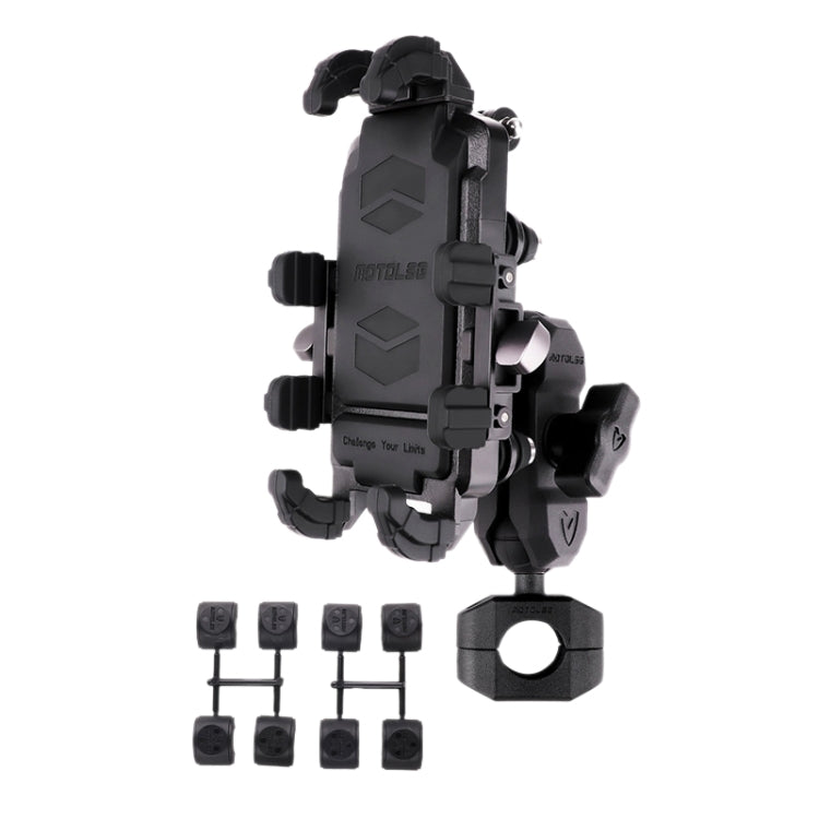 MOTOSLG Crab Motorcycle Phone Clamp Bracket, U-Type Headbar Mount with Anti-theft Lock, U-Type Headbar Mount, O-Type Rear Mirror Mount with Anti-theft Lock, O-Type Rear Mirror Mount, L-Type Rear Mirror Mount with Anti-theft Lock, L-Type Rear Mirror Mou...