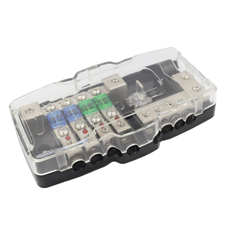 CP-0722 Orvac 0-4 GA 4 Circuit HD Fuse Power Distribution Block Ground Buss with LED Indicator, CP-0722
