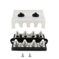 RV Modified Yacht Double-row 4-way Busbar with Dust Cover, CP-3156 M8, CP-3157 M10