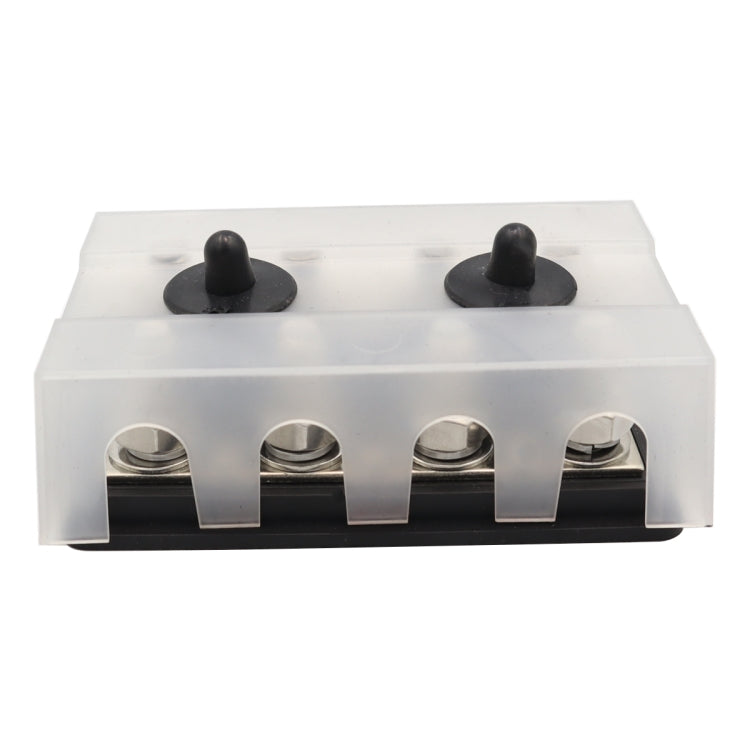 RV Modified Yacht Double-row 4-way Busbar with Dust Cover, CP-3156 M8, CP-3157 M10