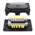 150A 12-48V RV Yacht Modified Double Row 12-way M6 Terminal Busbar with 12pcs Terminals, CP-3158, CP-3159
