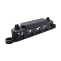 RV Yacht M8 Single Row 5-way Power Distribution Block Busbar with Cover, CP-4122-01, CP-4122-02