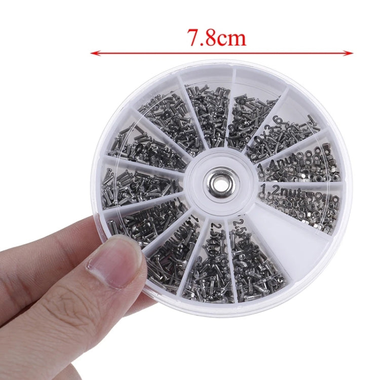 600pcs Micro Glasses Sunglasses Watch Glasses Case Crack Repair Kit Tool Kit with Screwdriver