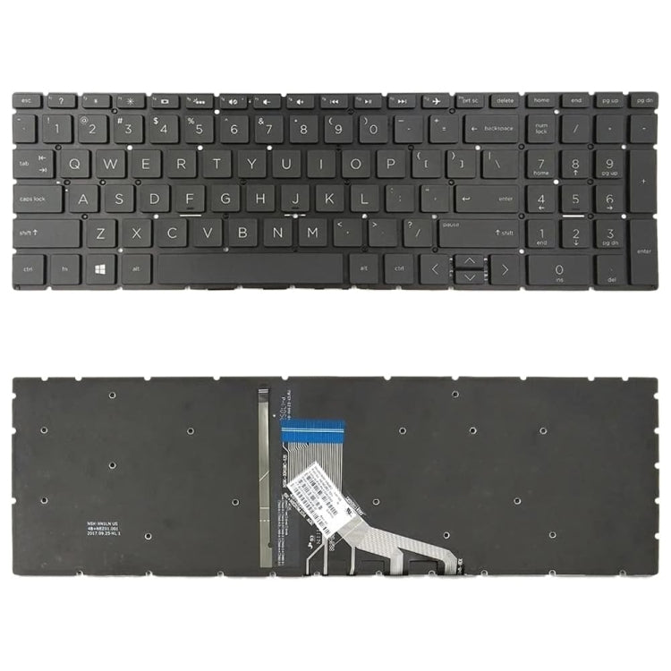US Version Laptop Backlight Keyboard, For HP Spectre X360 15-CH, For HP 15-DA / 15-DB, For HP Probook 450, For HP Elitebook Folio 1040 G3, For HP 15-CC / 15-CD / 15-CK, For HP 15-P000 / 17-F000, For HP Elitebook 1020 G1, For HP Probook 470 G3          ...