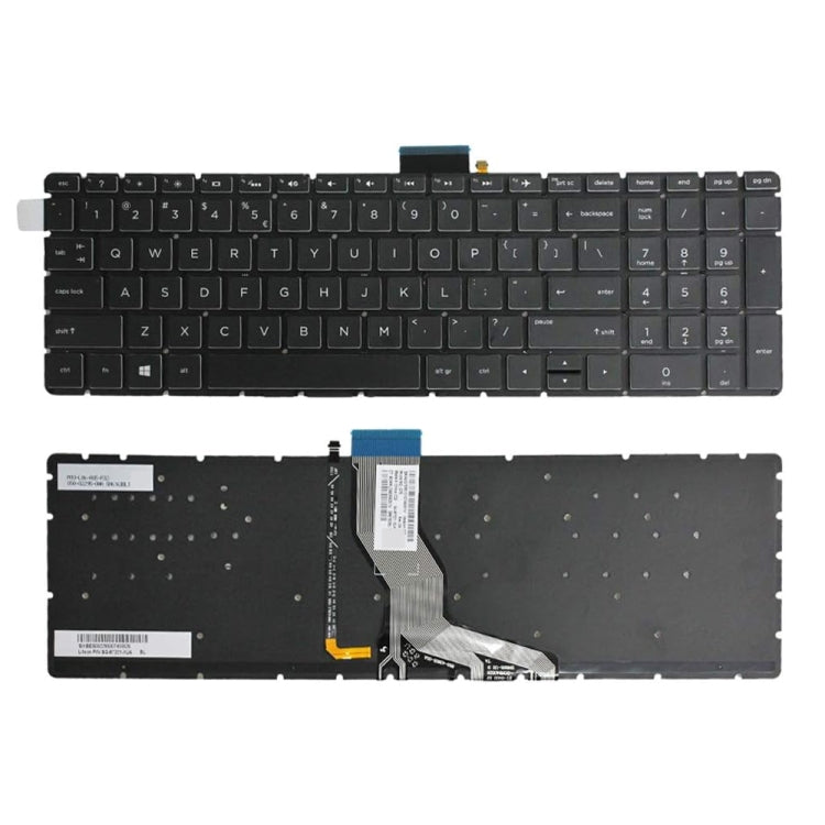 US Version Laptop Backlight Keyboard, For HP Spectre X360 15-CH, For HP 15-DA / 15-DB, For HP Probook 450, For HP Elitebook Folio 1040 G3, For HP 15-CC / 15-CD / 15-CK, For HP 15-P000 / 17-F000, For HP Elitebook 1020 G1, For HP Probook 470 G3          ...