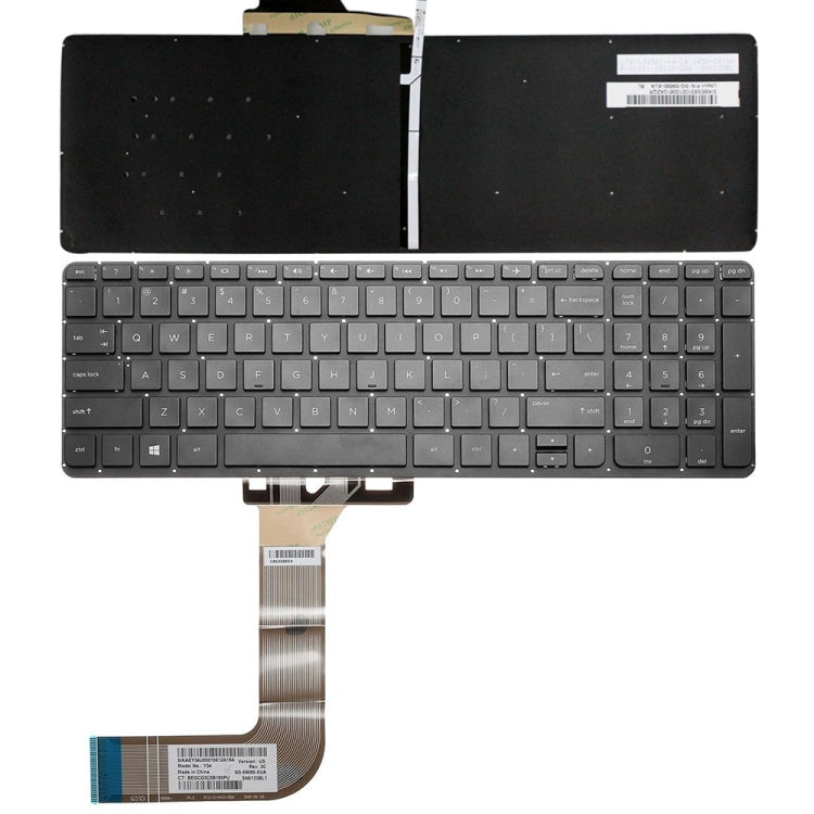 US Version Laptop Backlight Keyboard, For HP Spectre X360 15-CH, For HP 15-DA / 15-DB, For HP Probook 450, For HP Elitebook Folio 1040 G3, For HP 15-CC / 15-CD / 15-CK, For HP 15-P000 / 17-F000, For HP Elitebook 1020 G1, For HP Probook 470 G3          ...