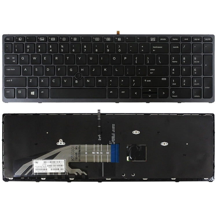 US Version Laptop Backlight Keyboard, For HP Spectre X360 15-CH, For HP 15-DA / 15-DB, For HP Probook 450, For HP Elitebook Folio 1040 G3, For HP 15-CC / 15-CD / 15-CK, For HP 15-P000 / 17-F000, For HP Elitebook 1020 G1, For HP Probook 470 G3          ...