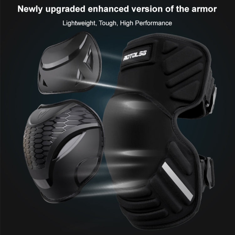 Motolsg MT03 Motorcycle Bicycle Riding Protective Gear, 2 in 1 Knee Pads