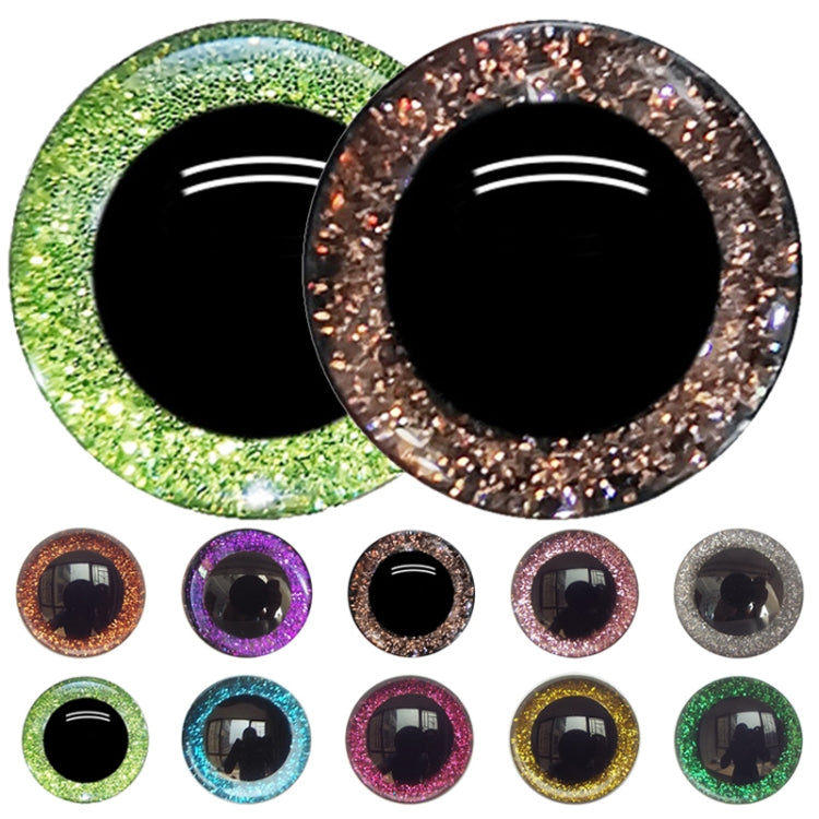 100pcs Resin Three-dimensional Animal Artificial Eye Plastic Plush Toy Accessories, 10mm, 12mm, 14mm, 16mm, 18mm, 20mm, 25mm, 30mm, 35mm, 40mm, 45mm, 50mm, 58mm
