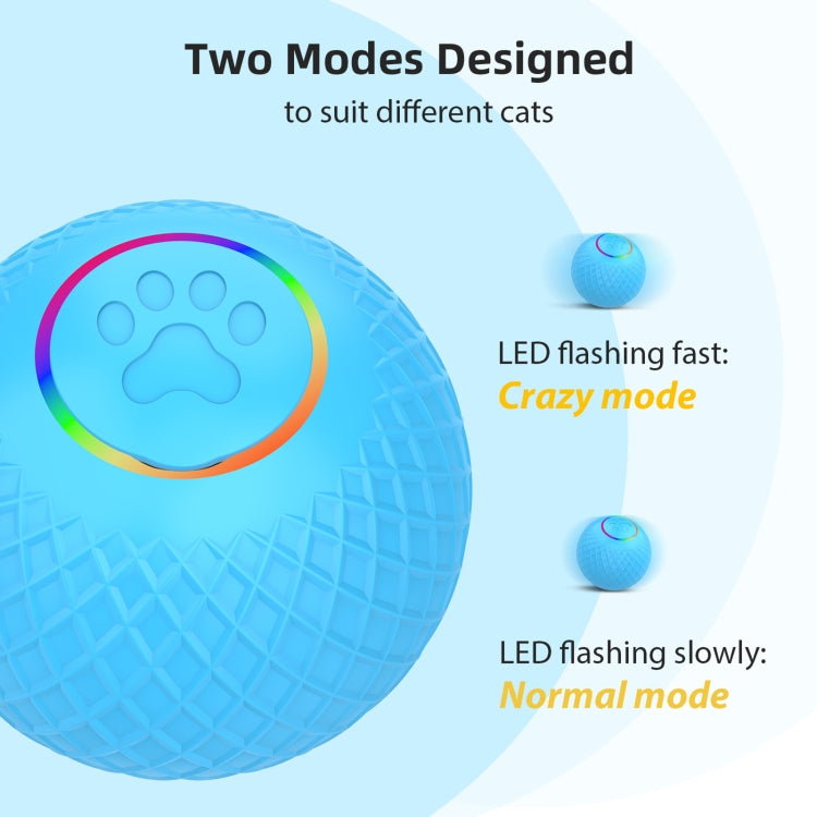 C2 5.5cm Intelligent Remote Control Pet Toy Cat Training Luminous Ball, 5.5cm Auto