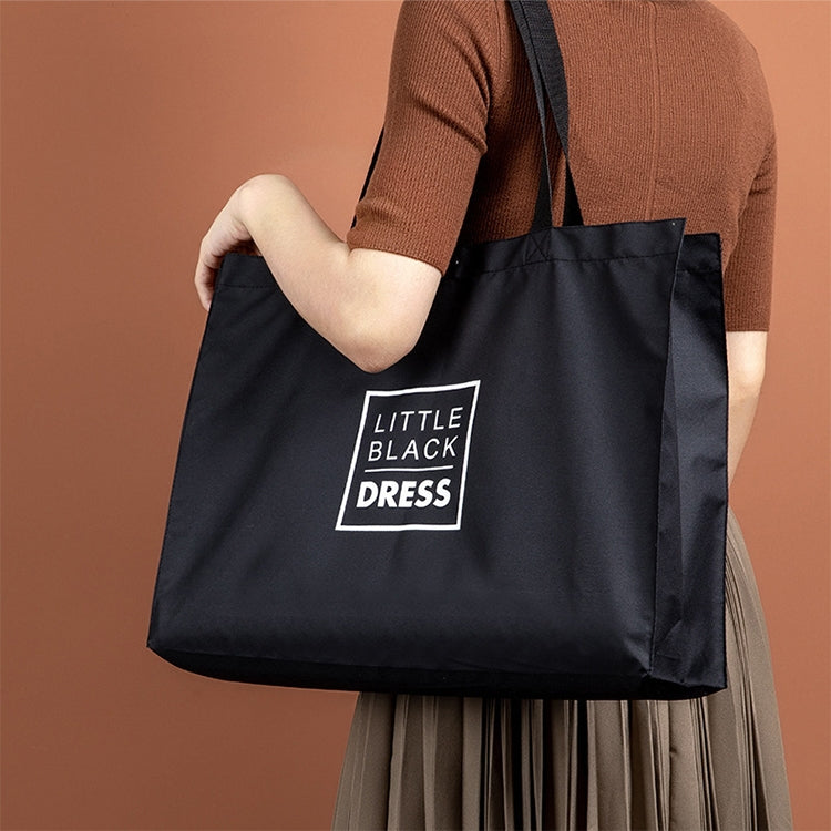 Oxford Cloth Eco-friendly Shopping Bag Large Capacity Folding Portable Small Canvas Bag, 24x25.5x9.5cm, 34x11x27cm, 43x12x33cm, 53x17x38cm